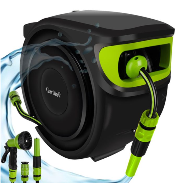 Zwijacz na wąż ogrodowy automatyczny wąż 25 metrow