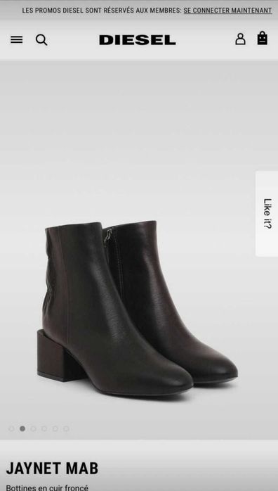 Черевики оригінальні Diesel 36