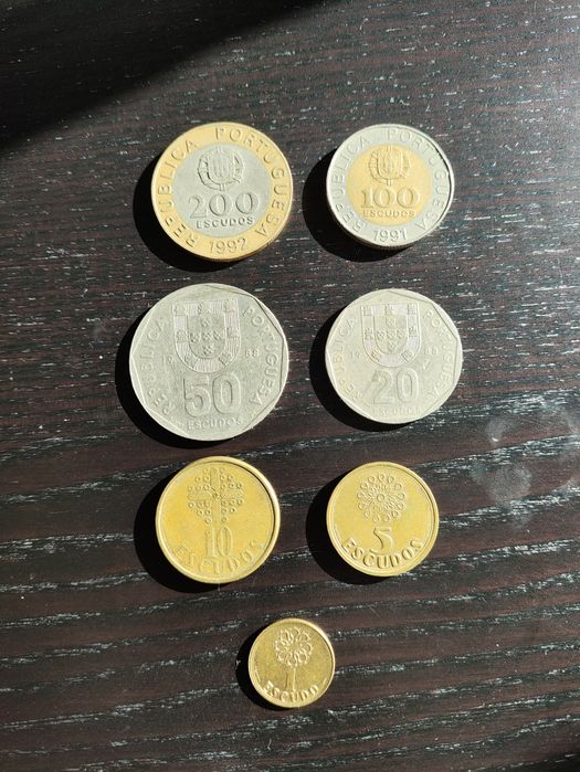 Moedas antigas Portuguesas
