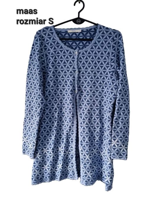 Długi Sweterek kardigan maas rozmiar S/M 36/38