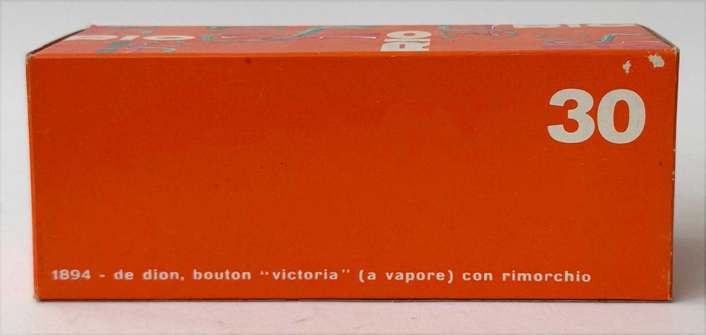 RIO30_DE DION BOUTON “Victoria” (a vapore) 1894 Escala 1/43. Made in Italy. Completo e como novo.