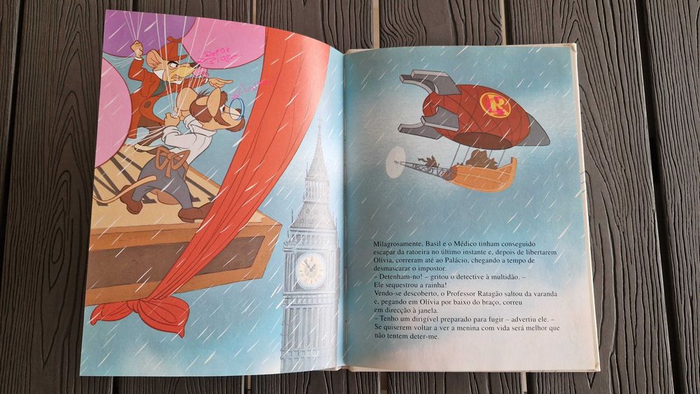 Livro Infantil Basil o Grande - Mestre dos Detectives
