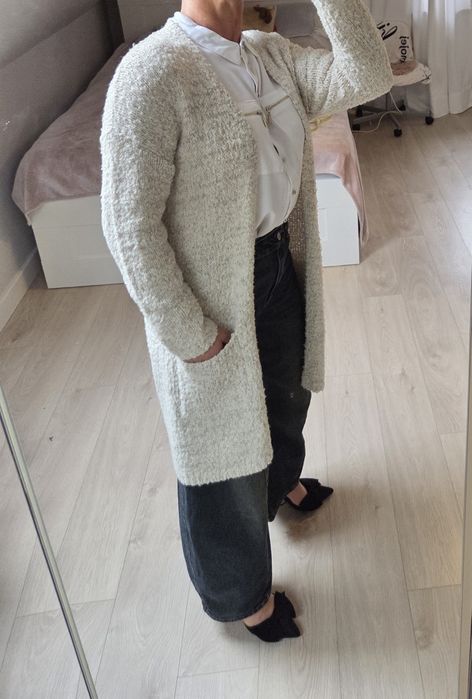 Kardigan swetr Diverse z kieszeniami