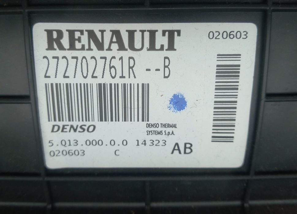 Chauffage / sofagem completa RENAULT Zoe (BFM_)
