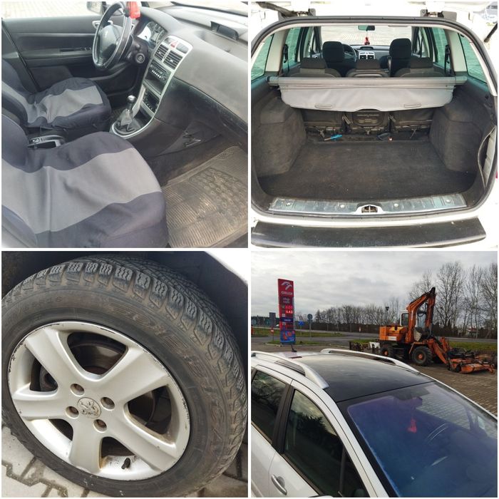 Peugeot 307 1.6 HDi rok 2005 panorama