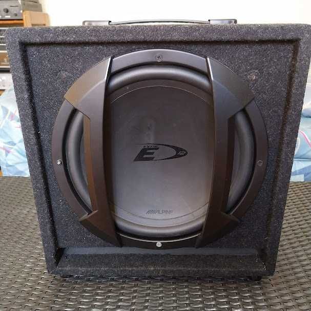 Alpine 1 subwoofer SBG SB, 200 watts rms 600 potencia máxima