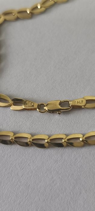 Łańcuszek złoto 14k (585) Nowy, 8g