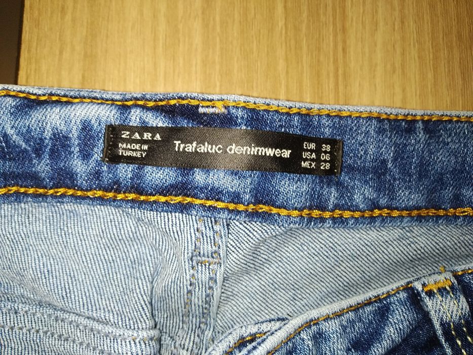 Джинсы стрейч синие Zara
