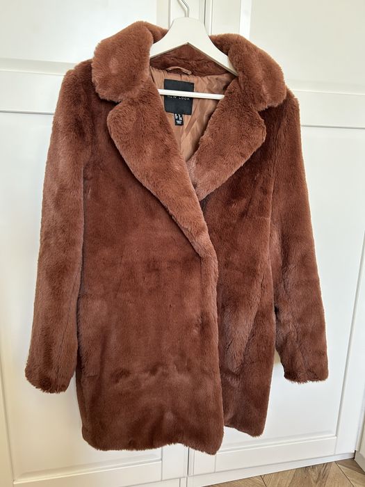 Damski płaszczyk New look misio w kolorze czekoladowym