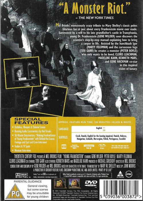 Frankenstein Júnior (edição inglesa) (1974) (legendas em português)