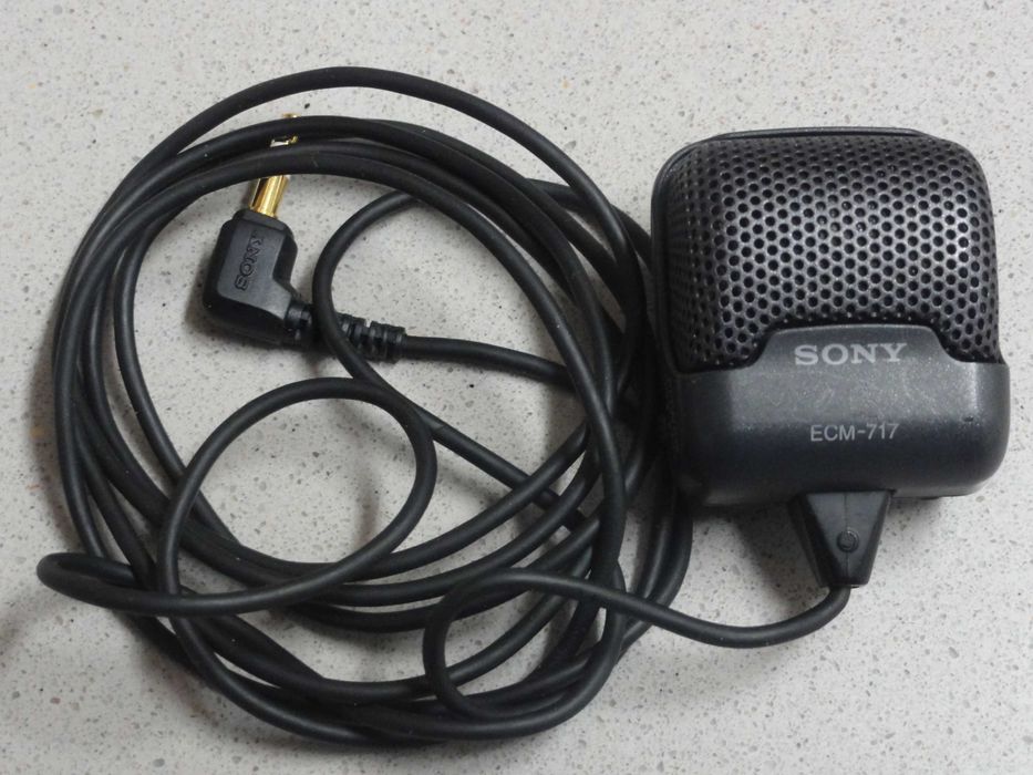 Microfone stereo de condensador Sony ECM-717