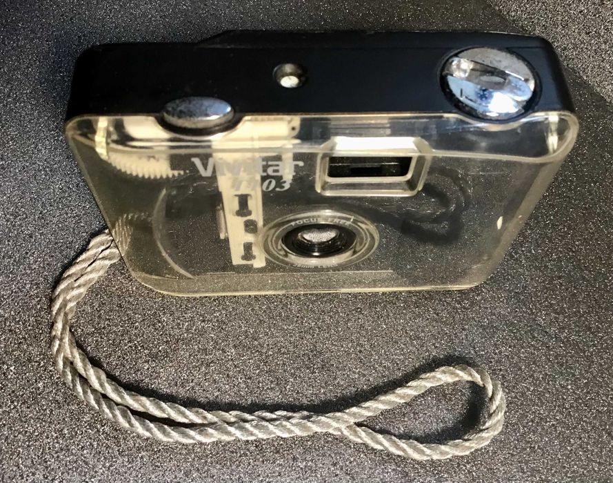 Câmera Fotográfica Vivitar T103 - Cobertura frontal transparente