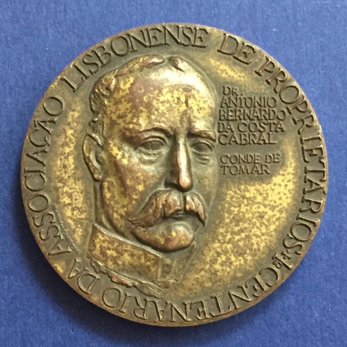 Associação Lisbonense Proprietários 1988 - 1º. centenário - medalha