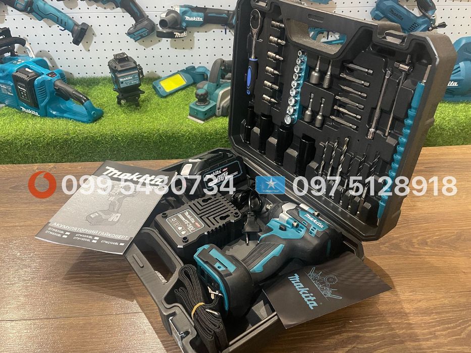 Гайковерт Makita DTW500BL Акумуляторний Безщітковий 36V Витоверт Імпак