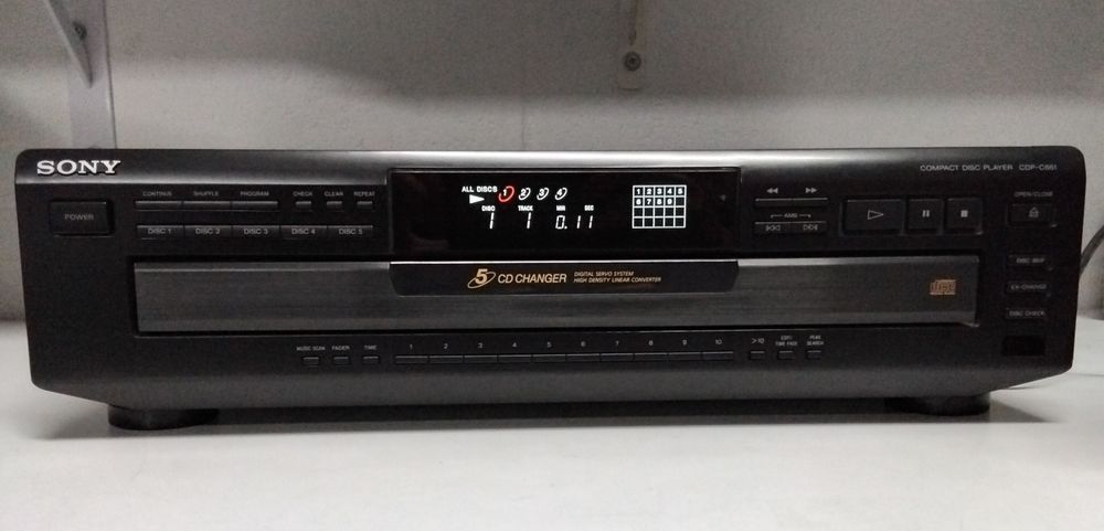 SONY leitor de cd CDP-C661