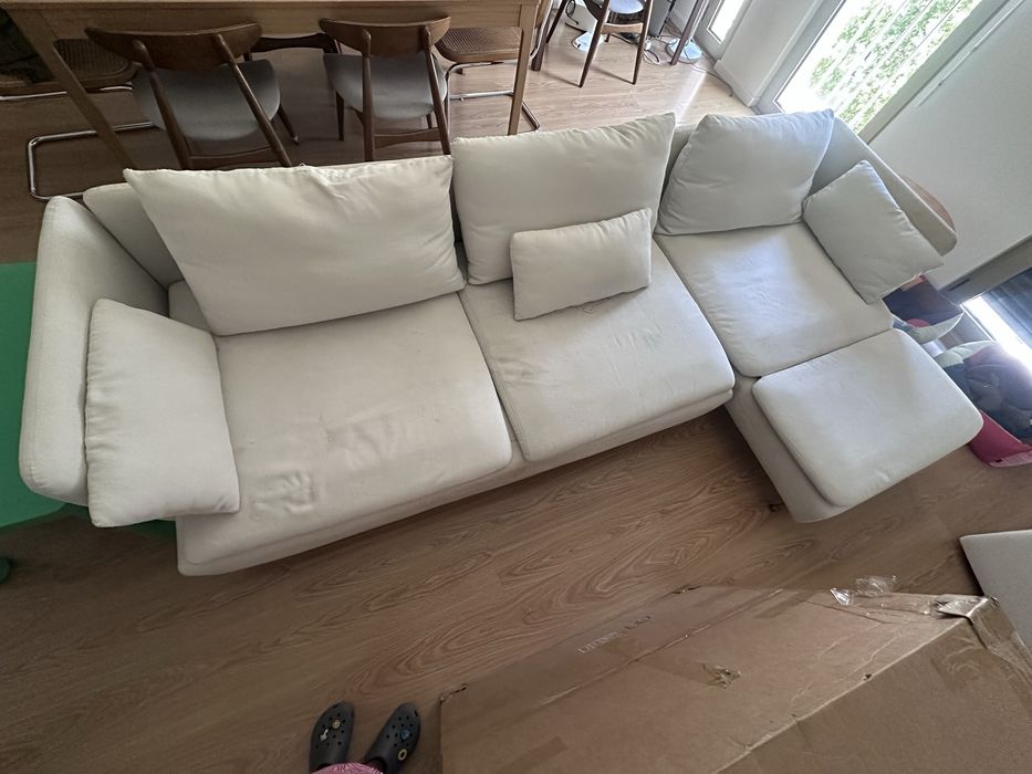 Sofá IKEA SÖDERHAMN 4 lugares + chaise longue – para recuperar