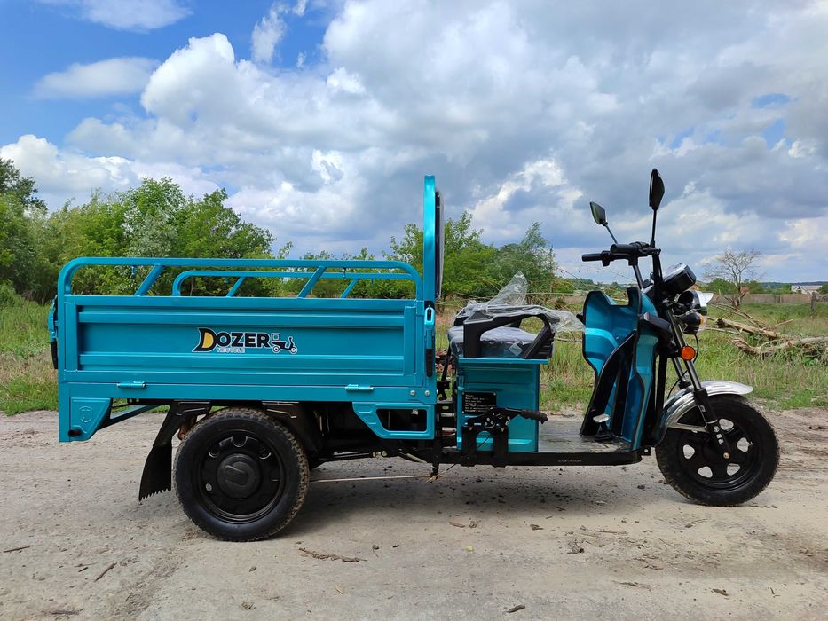 Трицикл электрический Дозер 800 Ватт доставляем к дому