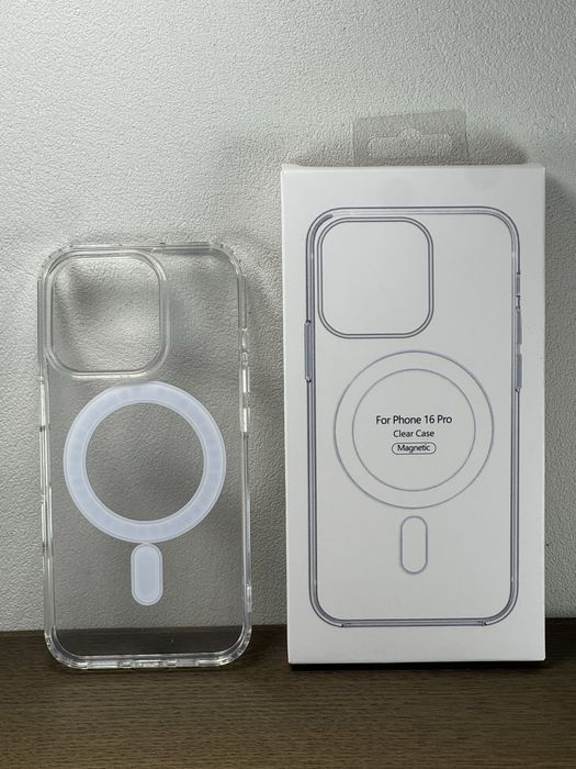 Чехол Clear Case MagSafe Айфон 16 16 Про 16 Про Макс