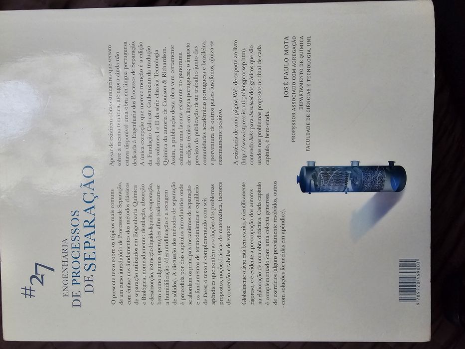 Livro Engenharia de Processos de Separação