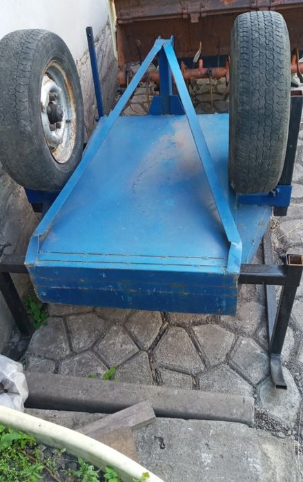 Коса до трактора на лижах