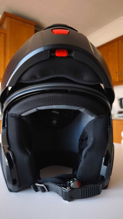 Capacete modular Nolan N90-3 classic preto mate