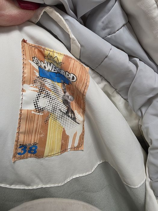 Kurtka narciarska biała  CAMPUS M