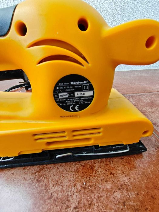 Lixadora Orbital (Vibratória) Einhell BSS 150/1 – Bom Estado