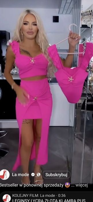 Komplet spodnica i top