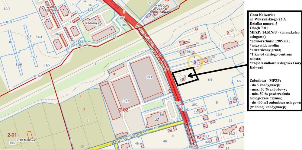 Góra Kalwaria – działka komercyjna z funkcjonującym biznesem