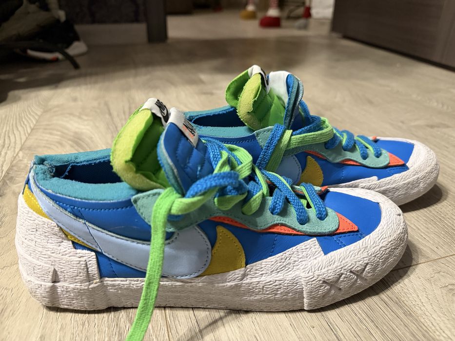 Nike Blazer Low x sacai x KAWS “Neptune Blue”