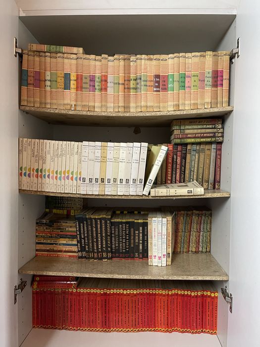 Varias coleções de livros antigos