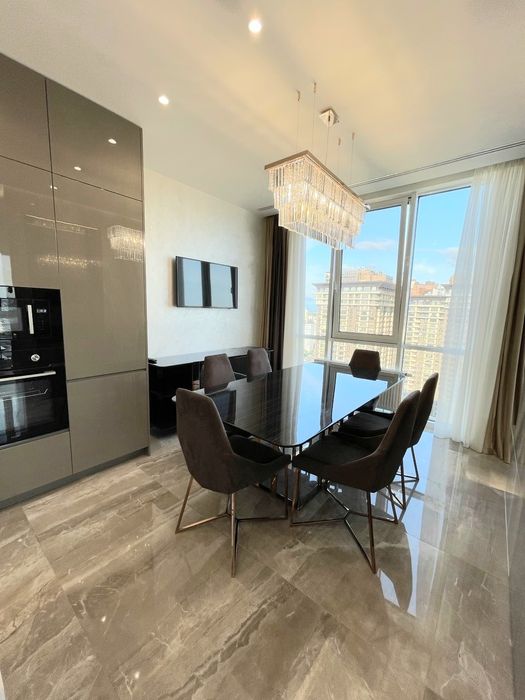 Апартаменты люкс, вид на Днепр с 22эт, панорамные окна!