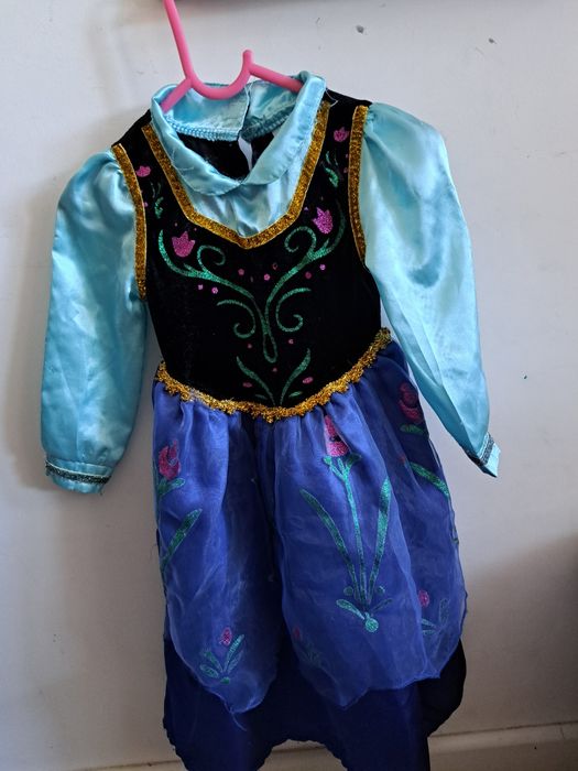 Stròj Anny z bajki Frozen 4-5 lat