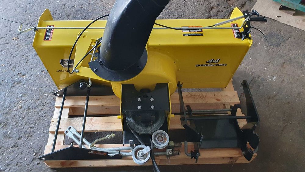 John Deere Snow Blower 44" Pług Wirnikowy Odśnieżarka Kompletny Zestaw