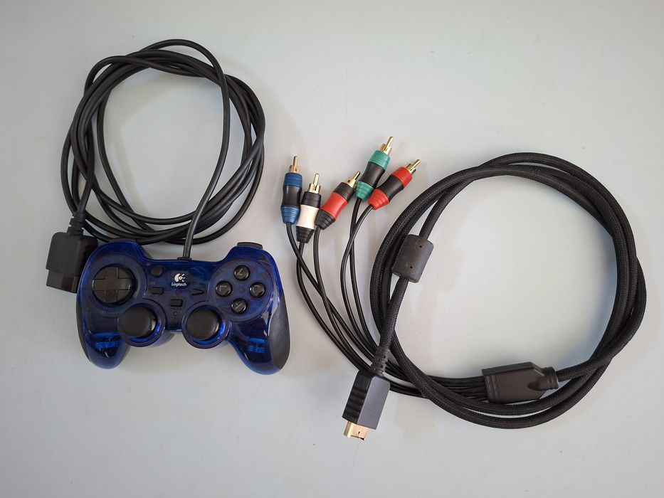 PlayStation 2 PS2 Fat com caixa + acessórios