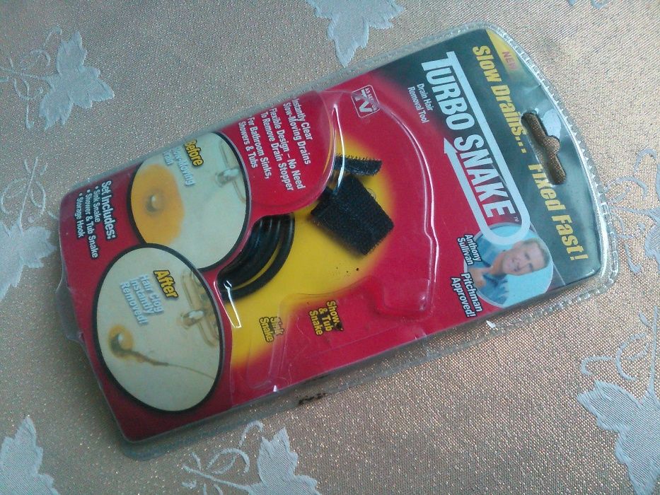 Засіб для чищення каналізації Turbo Snake (трос прибор для чистки)