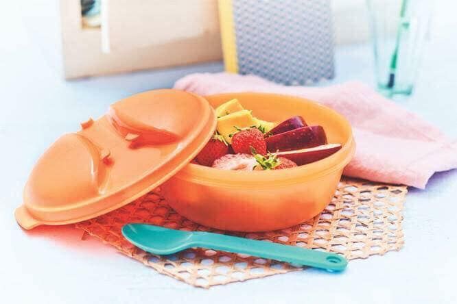 Lanchonete para Sobremesa com colher (novo) - Tupperware