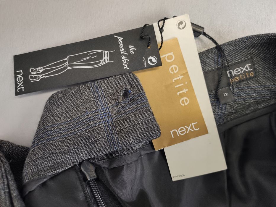 Elegancka spódnica w kratkę next rozm 40 aa