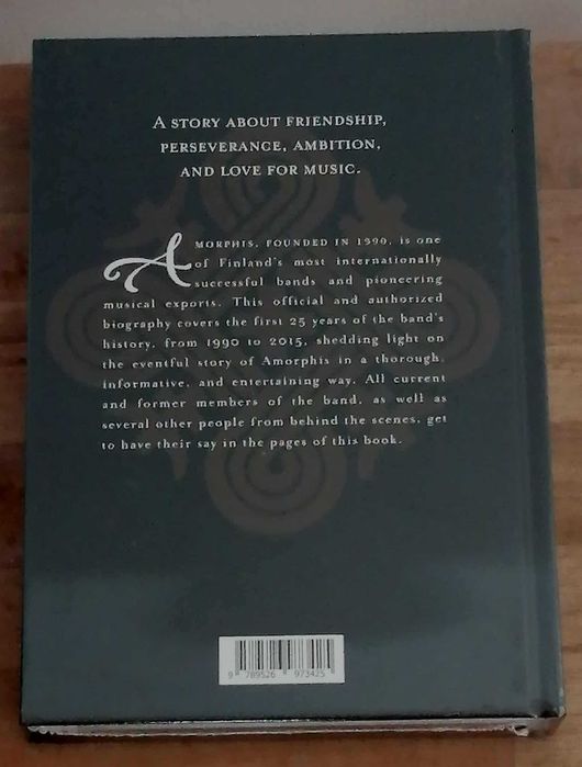 Livro/Biografia oficial dos AMORPHIS (edição limitada, novo)