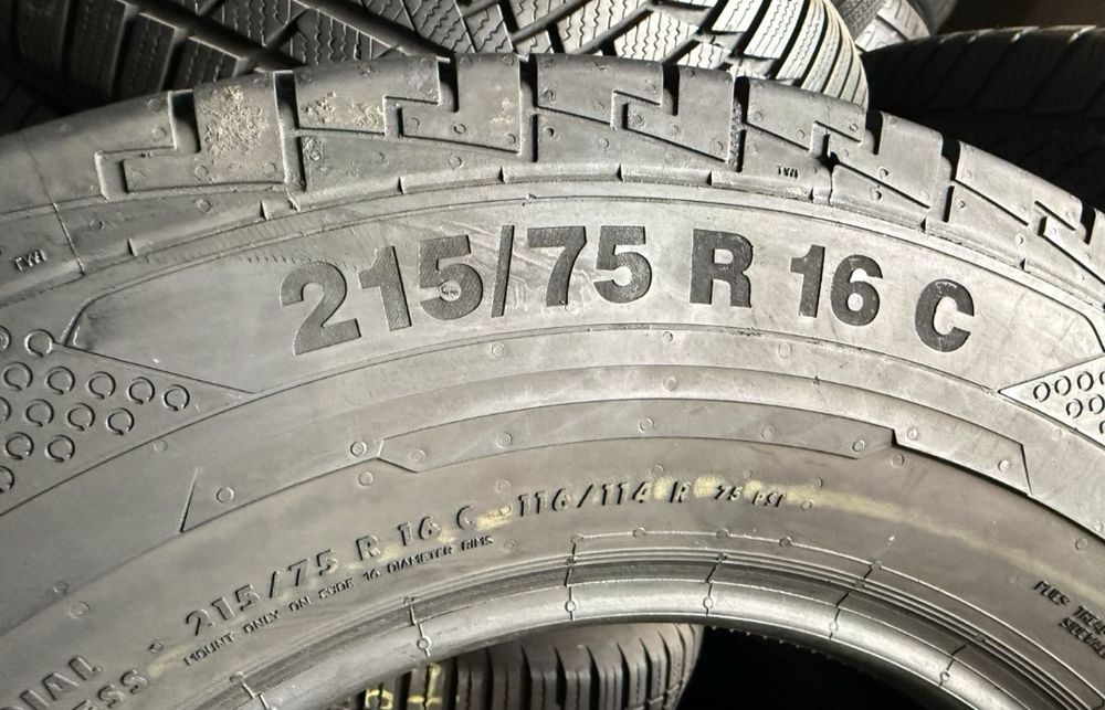 215/75/16С Continental ContiVanContact 100 2шт 8,5мм шини резина