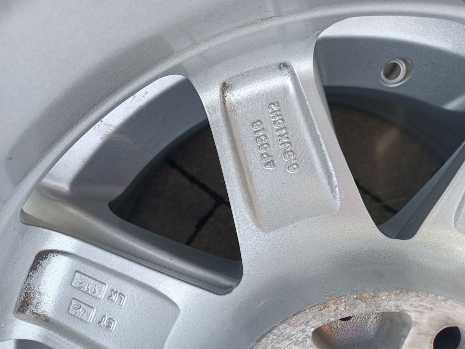 Komplet felg aluminiowych 5x112 ET42 16" Audi Skoda Volkswagen