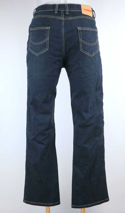Course London spodnie jeansy W36 L32 Kevlar bootcut pas 2 x 43/45 cm