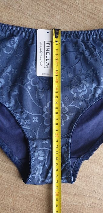 3×Damskie majtki figi 2XL bawełna