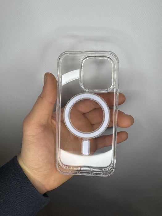 Чехол MagSafe для iPhone прозрачный