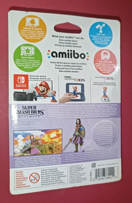Amiibo Limited Hero Dragon Quest Nintendo Switch Smash Bros