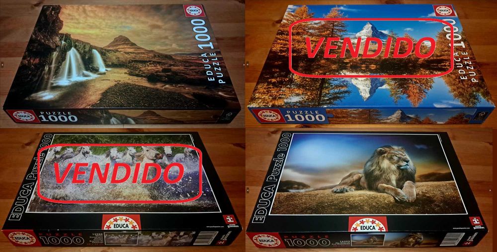 Puzzles (vários tamanhos e marcas)