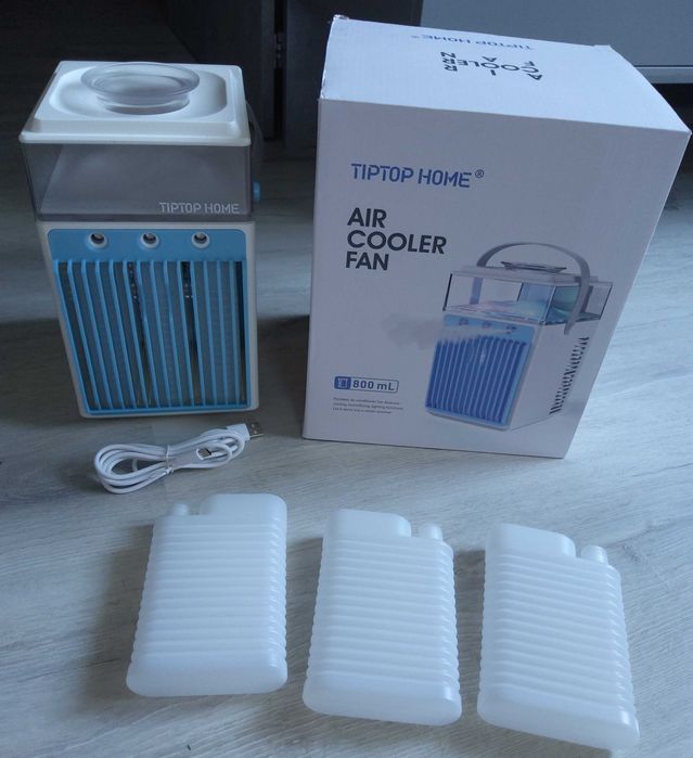 2w1 Nawilżacz Przenośny klimatyzator klimator wentylator TipTop Home