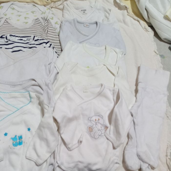 Lote de roupa interior 0-6 meses