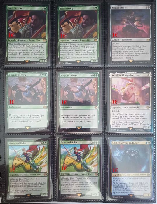 Mtg Final Fantasy  - Cartas desde 0,75€