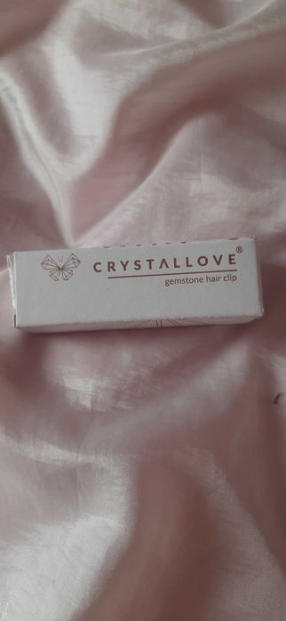 Spinka do włosów Crystallove Amethyst z ametystem - nowa